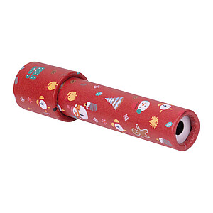 Kaleidoscope with christmas pattern, multicolor
