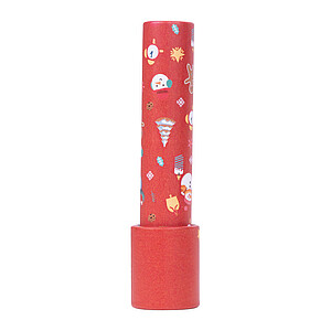 Kaleidoscope with christmas pattern, multicolor