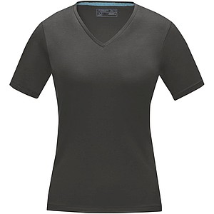 Kawartha short sleeve womens GOTS organic V-neck t-shirt