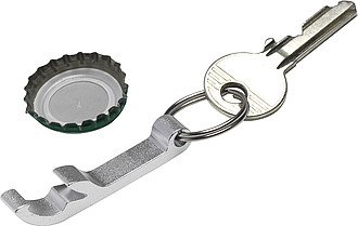 Key holder and bottle openerRed
