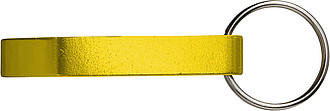 Key holder and bottle openerYellow