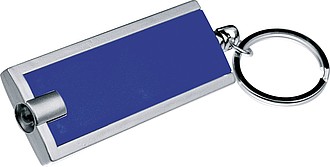 Key ring with white LED, blue