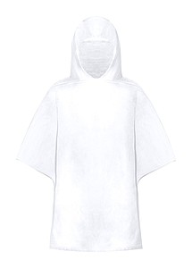 Kids poncho, white