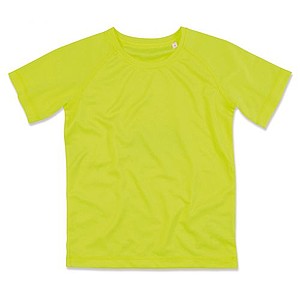 Kids T-shirt STEDMAN ACTIVE 140 RAGLAN, cyber yellow, S