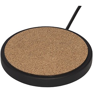Kivi 10W limestone/cork wireless charging pad