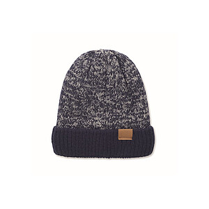 Knitted beanie with cuff