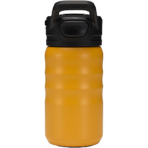 Knox 350 ml RCS recycled double wall stainless steel sport bottle with flip straw