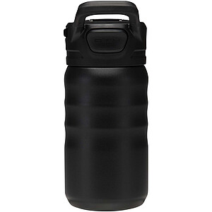 Knox 350 ml RCS recycled double wall stainless steel sport bottle with flip straw