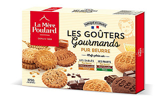 La Mére Poulard Tradition Assortment Les Gouters Gourmands paper 375g - collection of French biscuits 375g