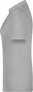 Ladies Piqué Polo, grey heather, L