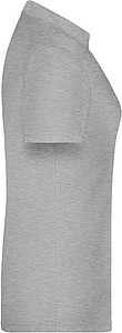 Ladies Piqué Polo, grey heather, L