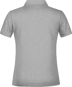 Ladies Piqué Polo, grey heather, L