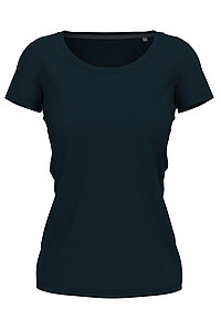 Ladies T-shirt STEDMAN STRETCH-T, dark navy blue, size XS