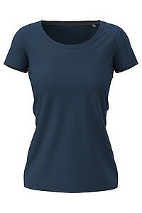 Ladies T-shirt STEDMAN STRETCH-T, navy blue, size XS