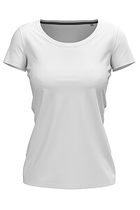 Ladies T-shirt STEDMAN STRETCH-T, white, size S