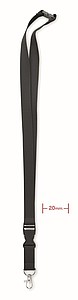 Lanyard with metal hook 20mm