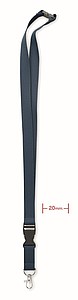 Lanyard with metal hook 20mm