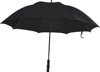 Large umbrella with soft grip., black