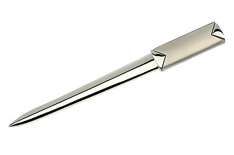 Letter opener "Akropolis",colour silver