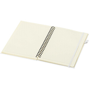 Liss A5 recycled plastic hard cover spiral notebook