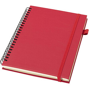 Liss A5 recycled plastic hard cover spiral notebook