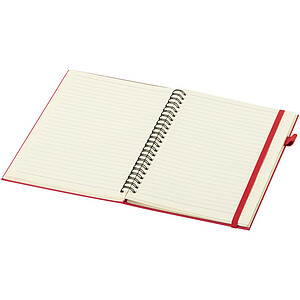 Liss A5 recycled plastic hard cover spiral notebook