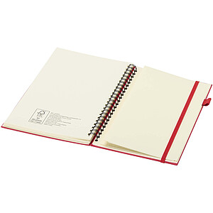 Liss A5 recycled plastic hard cover spiral notebook