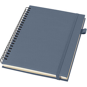 Liss A5 recycled plastic hard cover spiral notebook