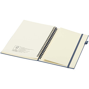 Liss A5 recycled plastic hard cover spiral notebook
