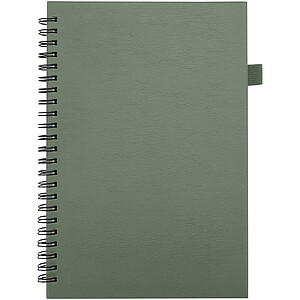 Liss A5 recycled plastic hard cover spiral notebook