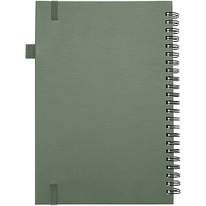 Liss A5 recycled plastic hard cover spiral notebook