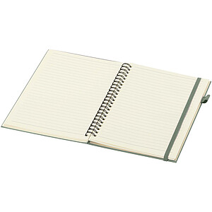 Liss A5 recycled plastic hard cover spiral notebook