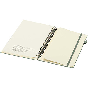 Liss A5 recycled plastic hard cover spiral notebook