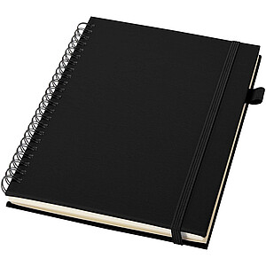 Liss A5 recycled plastic hard cover spiral notebook