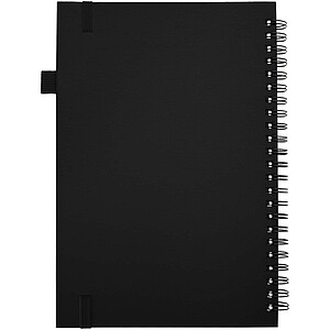 Liss A5 recycled plastic hard cover spiral notebook