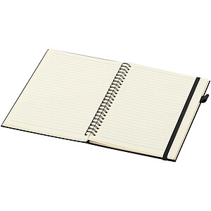 Liss A5 recycled plastic hard cover spiral notebook