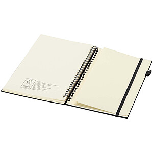 Liss A5 recycled plastic hard cover spiral notebook
