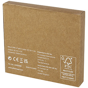 Loop 5000 mAh recycled plastic power bank