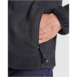 Luciane mens full zip fleece jacket, black