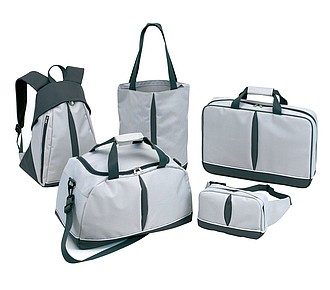 Luggage set "Basic", foldable, consists of 5 pieces,colour grey