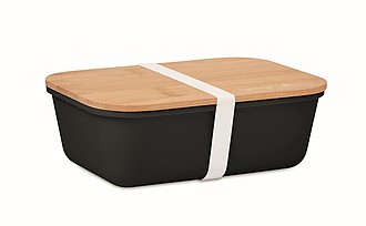 Lunch box with bamboo lid 1L