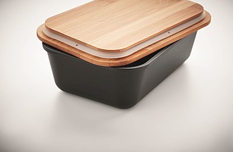 Lunch box with bamboo lid 1L