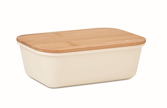 Lunch box with bamboo lid 1L