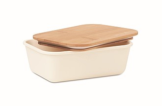 Lunch box with bamboo lid 1L