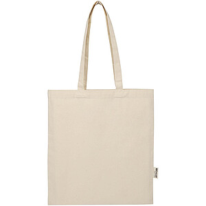 Madras Blend 140 g/m2 GRS recycled cotton tote bag 7L