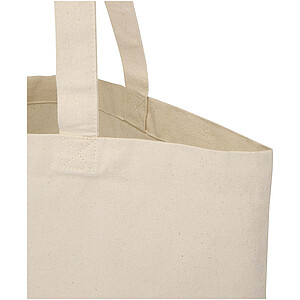 Madras Blend 140 g/m2 GRS recycled cotton tote bag 7L