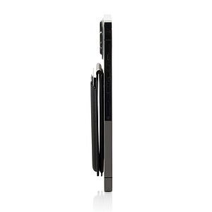 Magstand RCS recycled PU magnetic phone wallet with stand, black