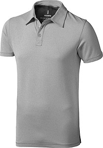 Markham short sleeve mens stretch polo, light grey, XL