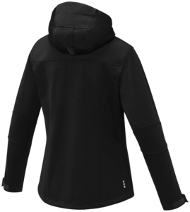 Match womens softshell jacket, black, L