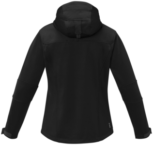 Match womens softshell jacket, black, L